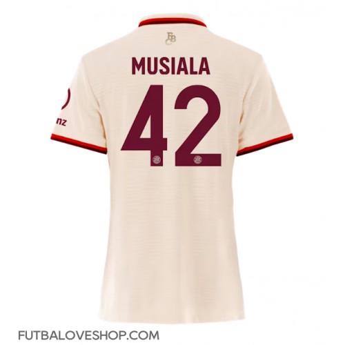 Dres Bayern Munich Jamal Musiala #42 Tretina pre Ženy 2024-25 Krátky Rukáv